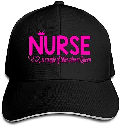 ZJXBaseball Cap Sandwich Cap Nurse Gifts Nursing Student Durable Baseball Cap Hats Adjustable Peaked Trucker Cap