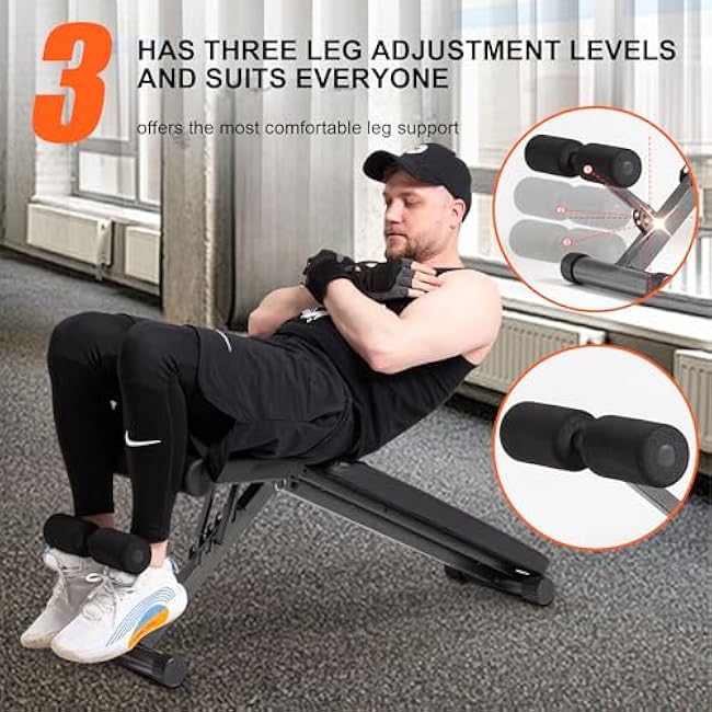 BARWING 2025 Upgraded Adjustable Weight Bench for Home Gym,800LBS,700LBS,Foldable Incline Workout Bench for Full Body Workout Easy Assembly