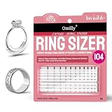 Silicone Ring Size Adjuster for Loose Rings, 104-Piece Invisible Ring Guard Kit with 2 Styles (Spiral Coils & Sizing Strips) for Women & Men, Reusable Resizer Fits 1-10mm Width