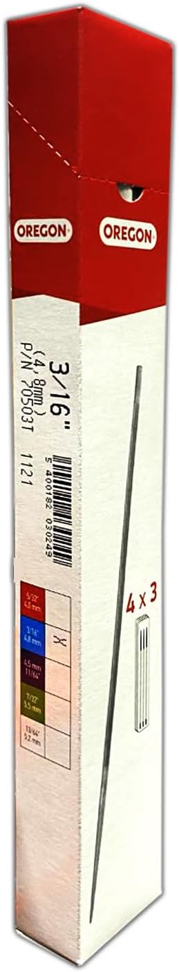 Oregon 70503T Professional Chainsaw Round Files (Pack of 12)
