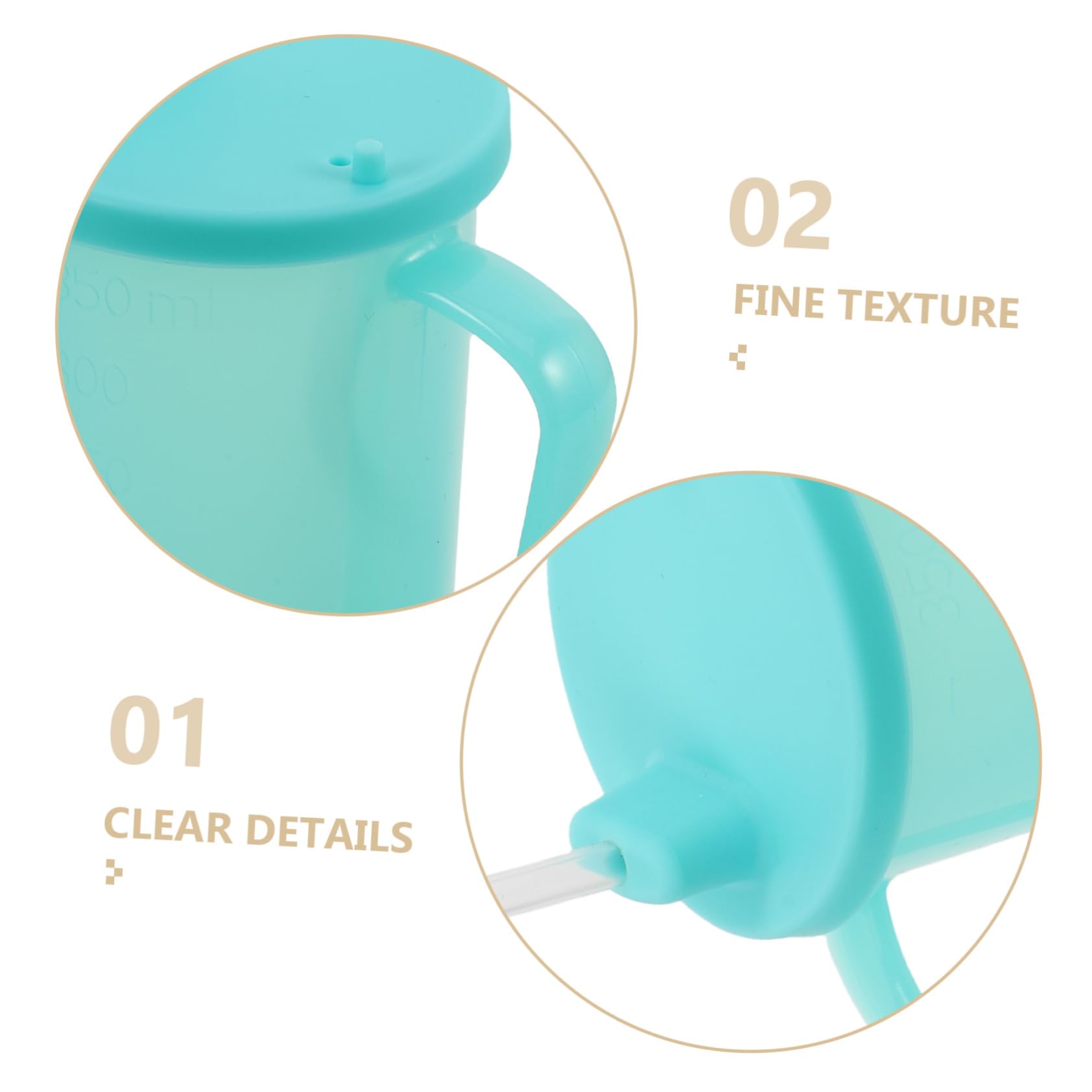 Yardenfun 2stücke Futterbecher Für Erwachsene Mit Auslaufsicherem Design Strohhalmbecher Für Senioren Wasserbecher Mit Ergonomischem Griff Für Behinderte Fütterbecher Für