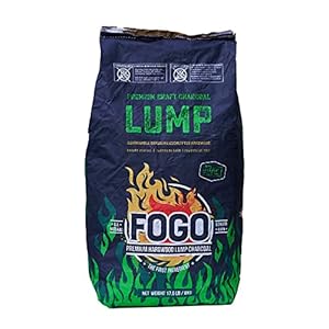 Fogo Eucalyptus All Natural, Rodizio Quality Lump Charcoal for Grilling and Smoking, 17.6lb Bag