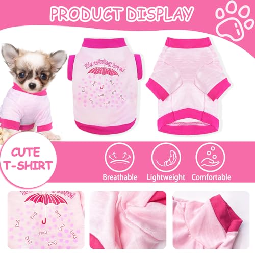 4-Pieces-Dog-Clothes-for-Small-Dogs-Girl-Summer-Spring-Dog-Shirts-Cute-Soft-Chihuahua-Yorkie-Clothes-Pet-T-Shirt-Breathable-Puppy-Cat-Clothes-Tiny-Dog-Outfit