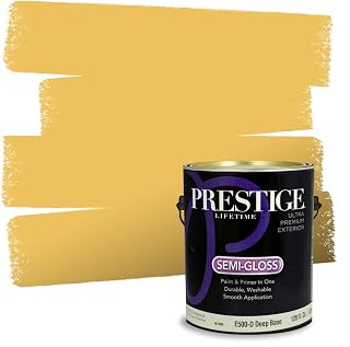 Paints Exterior Paint and Primer in One, Comparable Match of Sherwin Williams* Overjoy*, Semi Gloss, 1 Gallon