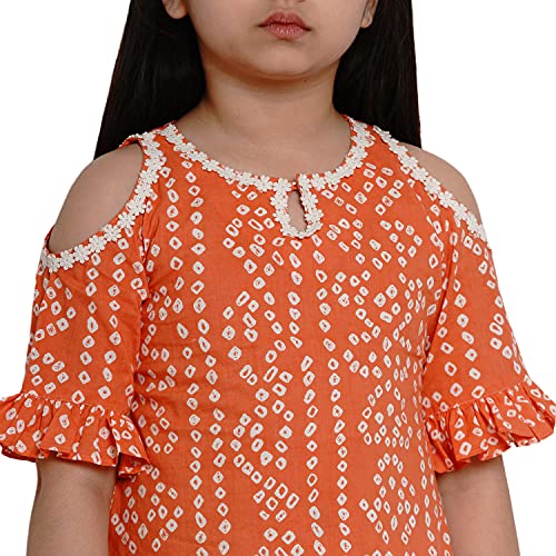Image of Bitiya By Bhama Girl's Cotton Regular Kurta Sets