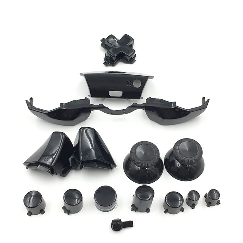 YANHAO [Video Game Parts] for Xbox One Elite Controller Full Set Bumpers Triggers Buttons Replacement D-pad LB RB LT RT Buttons Kit [Replace]