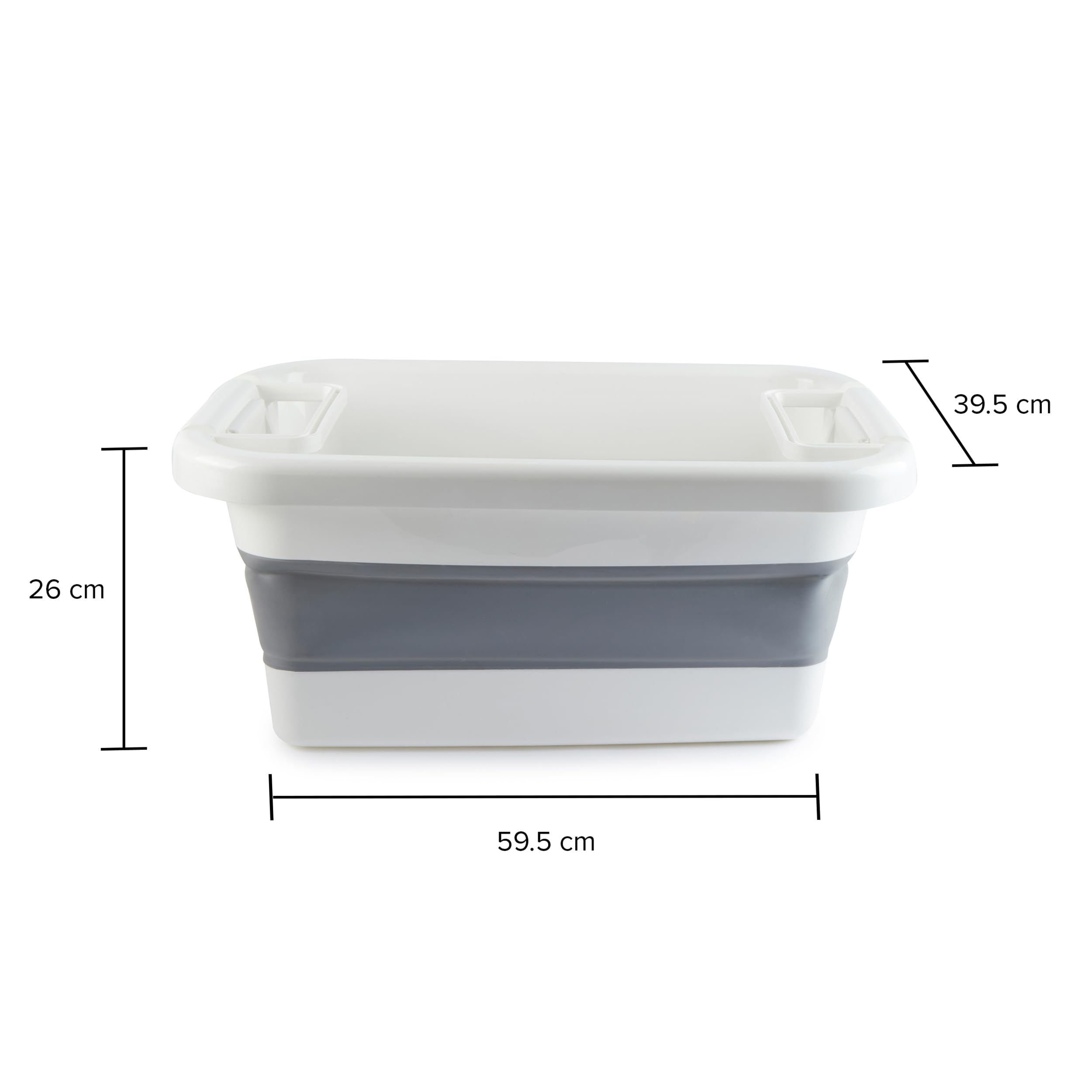 Beldray LA028923FEU7 stapelbarer Wäschekorb – 36 Liter Fassungsvermögen, einfaches Organisieren, innovative Stapel- und Verriegelungsfunktionen, praktische Tragegriffe, platzsparendes Design