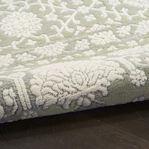 Tapete área Nourison Home Grace Sage 160x221 cm miniatura 7