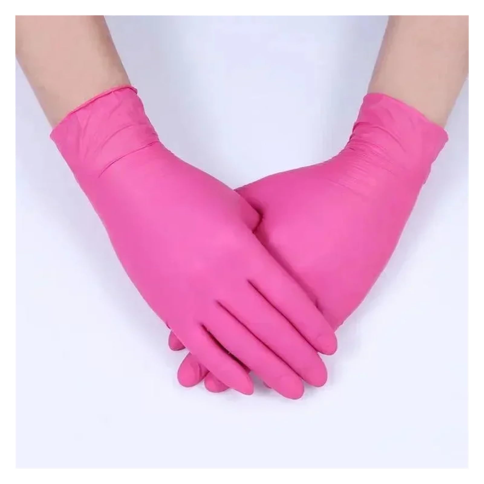 100pcs/Box Nitrile Gloves Black Safety Waterproof Allergy Free Kitchen Mechanic Laboratory Work Oil Resistant SyntheticNitrile(AD05-0027-M-Pk-100pc)