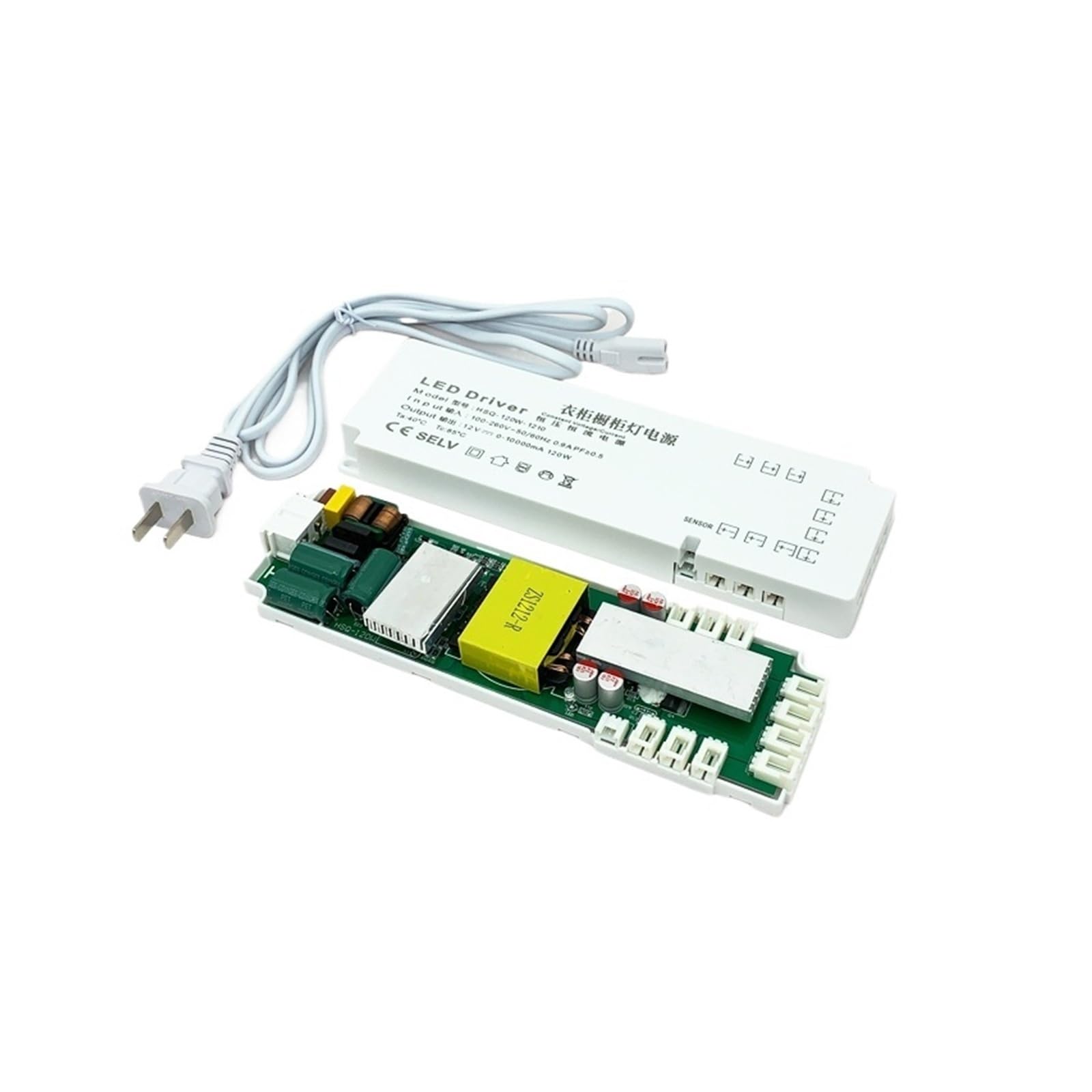 Transformateur LED 12V 120W pour lumière ligne sans scintillement