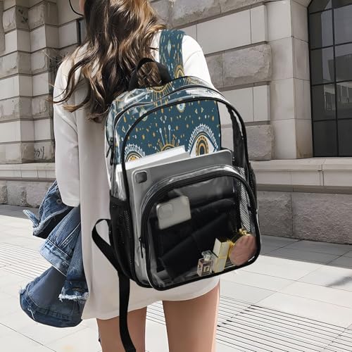 Mochila transparente resistente para evitar esperas en la seguridad del trabajo y escuela 6