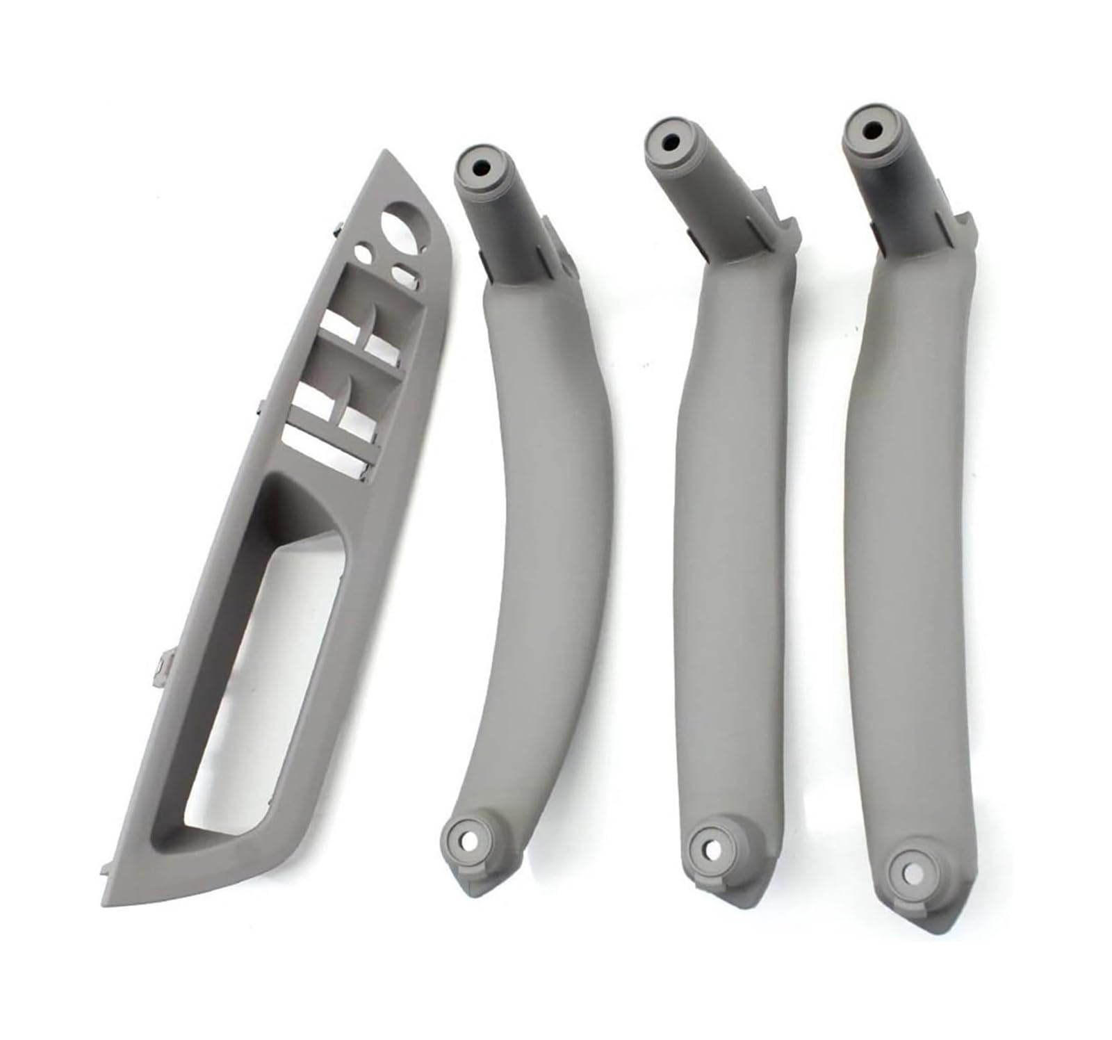 FANGZIQF Inner Door Pull Handles LHD RHD Inteior Door Pull Handle Kit for X5 for X6 E70 E71 2007-2013 4PCS Set(Grey,LHD)