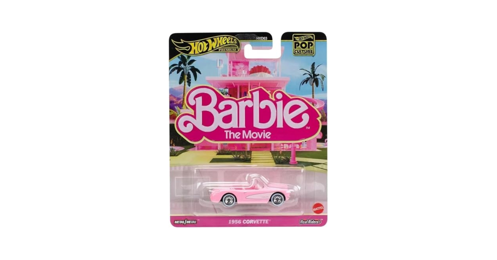 Hot Wweels　BARBIE　THE MOVIE　バービー　コルベット Amazon.com: Hot Wheels 1956 Corvette, Barbie The Movie [Pink