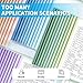 WORPSON 20 Pack, Clear Report Covers with Sliding Bar, 35-Sheet Capacity – Presentation Folders for A4 Sheets Size, Resume & Document Binders for Office, School, Business (Purple)