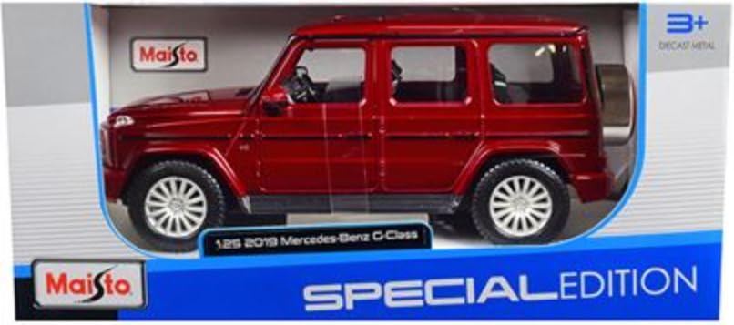 Amazon | ミニカー 1/24 メルセデスベンツ G-Klasse ゲレンデ 赤