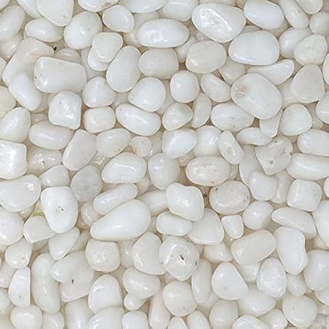 Midwest Hearth Natural Decorative Polished White Pebbles 3/8" Gravel Size (2-lb Bag) Cover