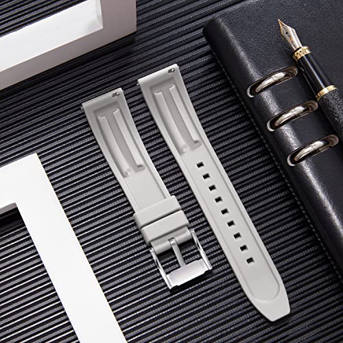 Image of BINLUN Quick Release Silicone Watch Bands Replacement Rubber Watch Straps 18mm 19mm 20mm 21mm 22mm 24mm Smartwatches Bands for Men and Women Waterproof Sport Watchbands