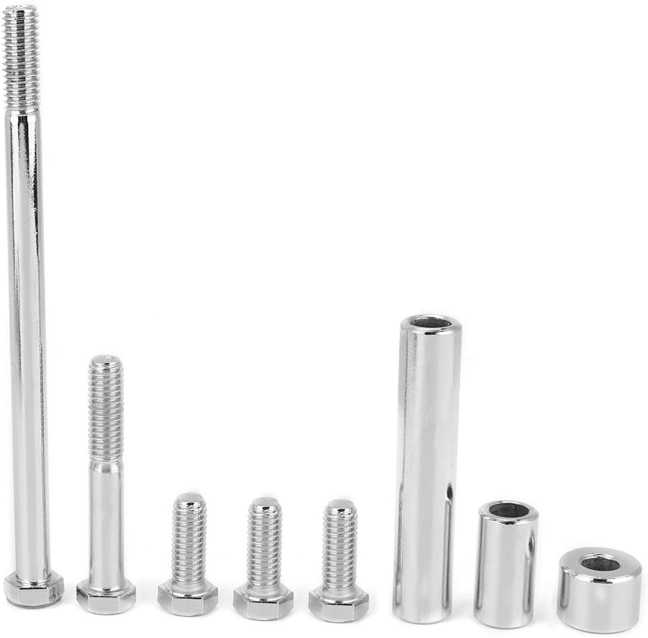 Alternator Bracket for S B C C h e v y 350, Aluminum Electroplated Mounting Kit Fits Small Block 265 283 305 327 350 383 400 with Long Water Pump