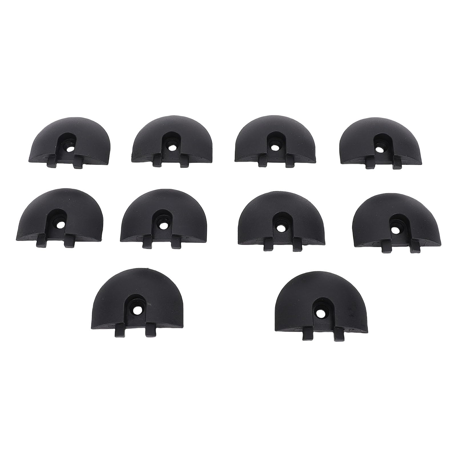 Cocoarm 10 Embouts Coudés en L pour Prévention des Débris, Matériau Durable, Installation Facile, Transition en Douceur. Embouts d'extrémité Coudés pour Rail en L, de Rail en, Arrimage de en