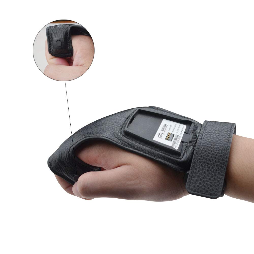 Trigger Glove For 1D & 2D Imager Mini Pocket Barcode Scanner Warehouse Pickup, Wearable Wrist Straps Barcode Hands-Free Wireless Storage Reader