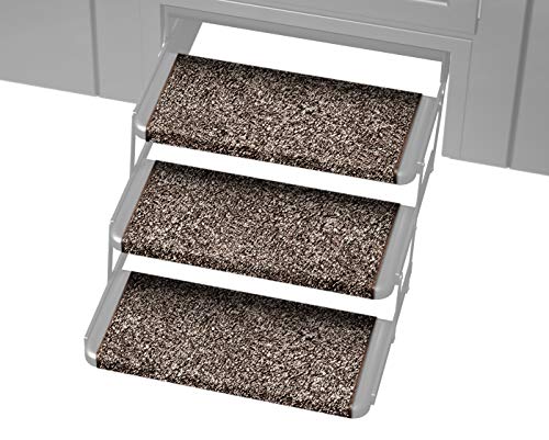 Prest-O-Fit 3-Pack 2-4020 Wraparound Plus RV Step Rug Espresso 20 in. Wide