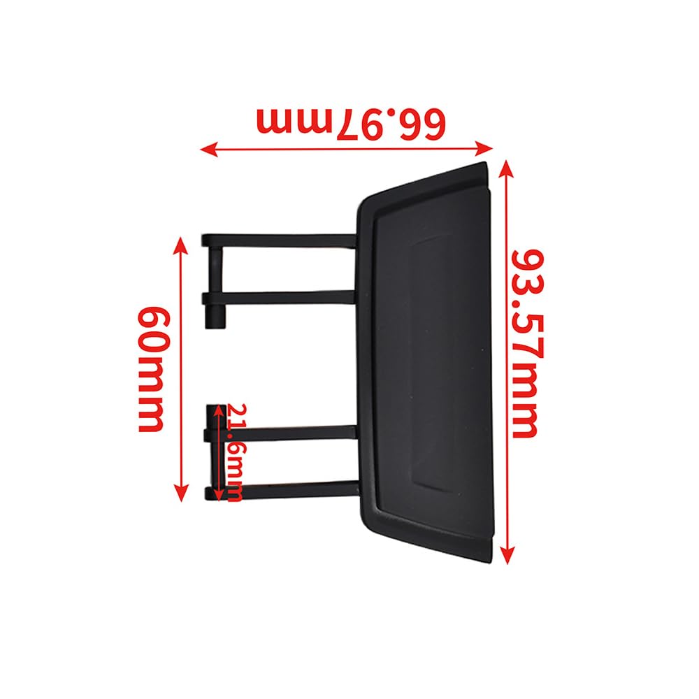 1 pezzo per console centrale posteriore, vassoio vano portaoggetti, compatibile con BMW Z4 E85 51466978107 51467043802