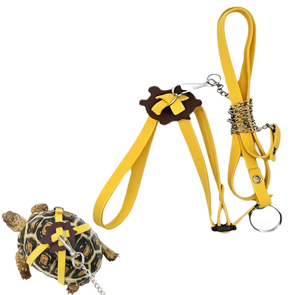 Tortoise Leash，Adjustable Control Rope Turtle Leash and Harness Pet L