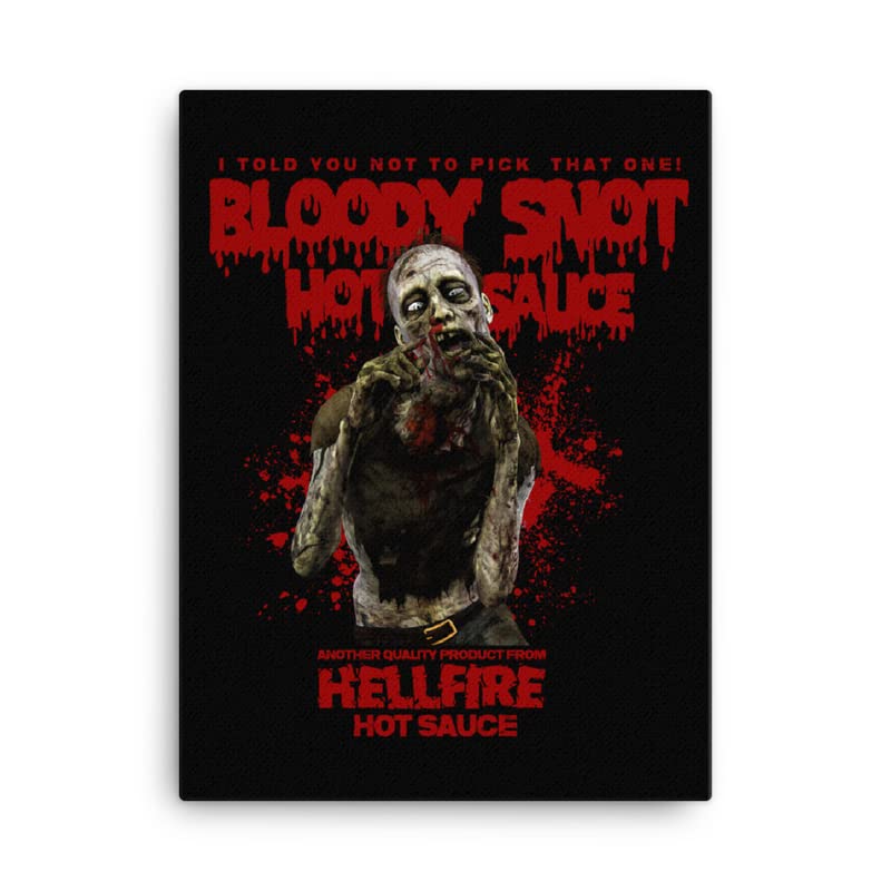 Miniatura 5 de Hellfire Hot Sauce Bloody Snot - Salsa picante de ajo gourmet con pimientos Carolina Reaper, 5 onzas premiada Premium, salsa gourmet a base de