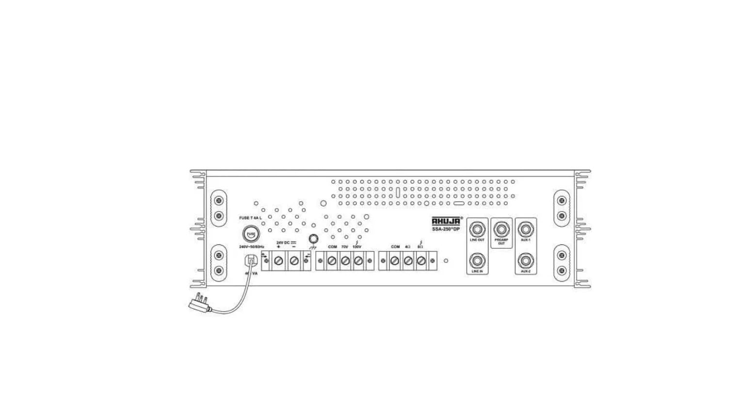 Ahuja SSA-250DP by THE L.T. TUNES, 250 watts rated output with six