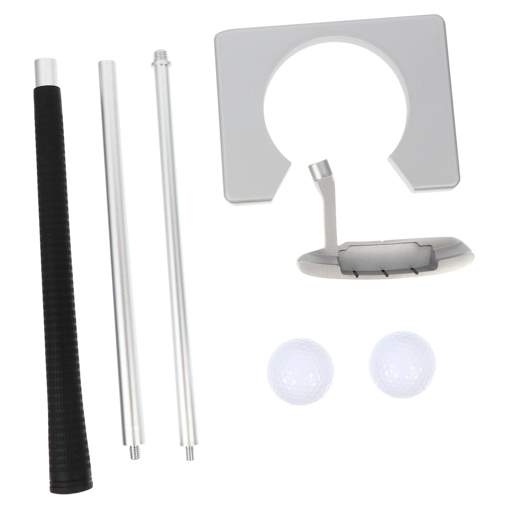 NULYLU Golf Putting for Golfers Portable Lightweight 3-Section Putter Zinc Alloy Construction for Travel Practice