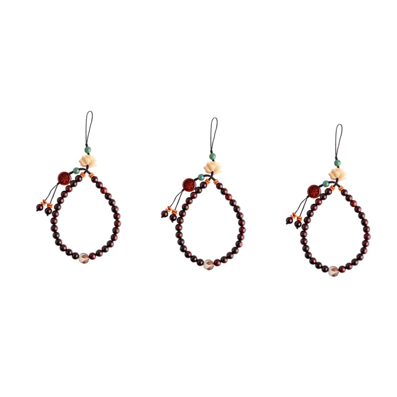 Uonlytech Cadena De Telefonía Móvil Cordón De Muñeca Para Llaves Cuentas Mano Muñeca Cordón Correa Para La Muñeca Del Cordón Del Teléfono Llavero De Muñeca Coche Llaveros De Madera