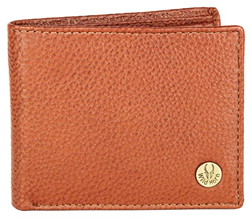 Image of WildHorn Rfid Protected Leather Wallet For Men,Tan