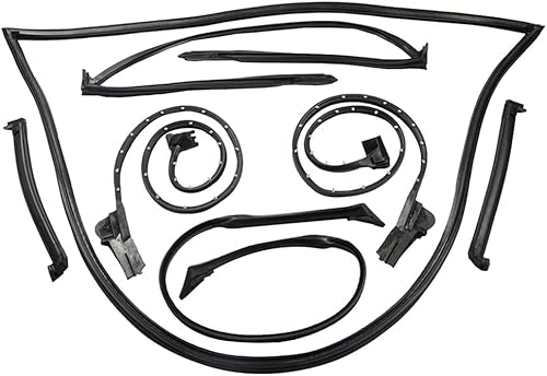 Miniatura 3 de Juego de sellos de burlete completo de repuesto para Chevy Corvette Base Convertible 2 puertas 5.7L V8 8489GGW 9096GGW