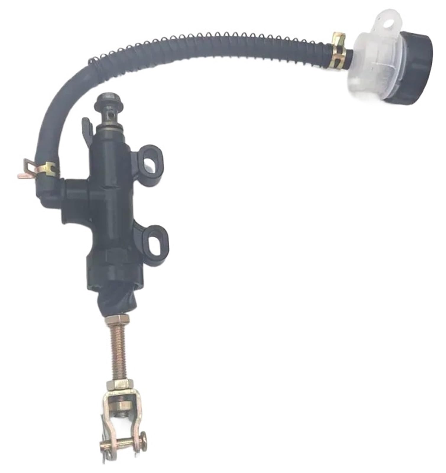 Pompa hamulca tylnego motocykla Pompa hamulcowa 45 mm do tylnego cylindra motocyklowego, pasuje do Suzuki, pasuje do, pasuje do Hondy, pasuje do Yamahy(Black)