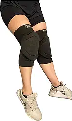 Joelheira Vôlei Seleção Triatleta Esportes Adulto, Preta