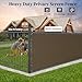 Winpull Backyard Privacy Fence Cover 6FT x 50FT for Chain Link & Wood Fence, 95% Visibility Block Outdoor Privacy Screen for Patio Balcony Yard, Breathable 170GSM HDPE Mesh with Reinforced Grommets
