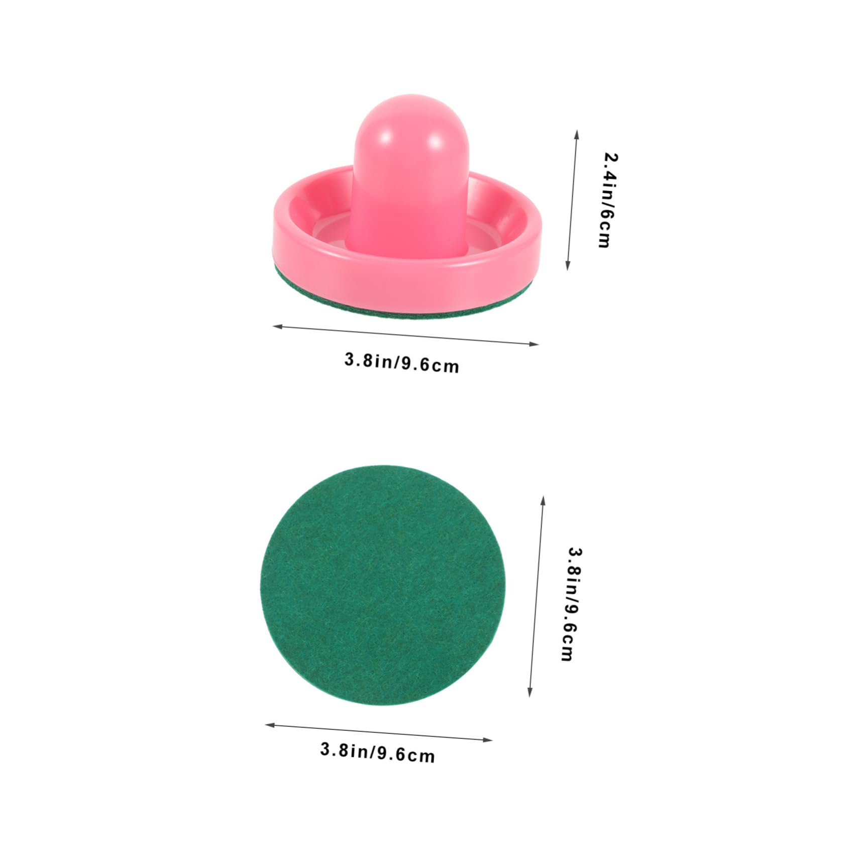 UPKOCH accessori per hockey mini hockey dell'aria spingere tavolo da air hockey spintore del gioco dell'hockey su ghiaccio forniture per hockey su ghiaccio da tavolo flanella