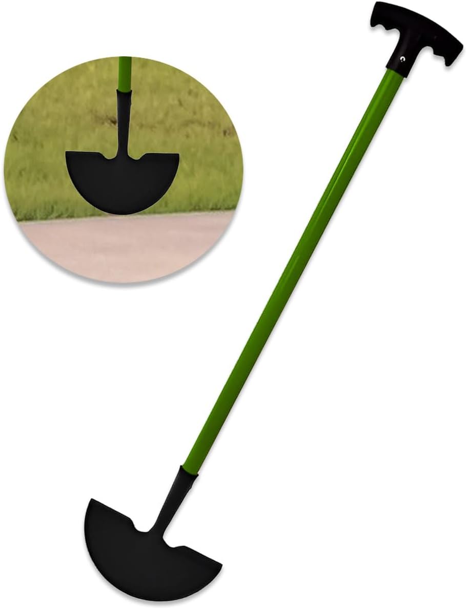rightclick Half Moon Lawn Edger Carbon Steel Garden Lawn Edger NonSlip