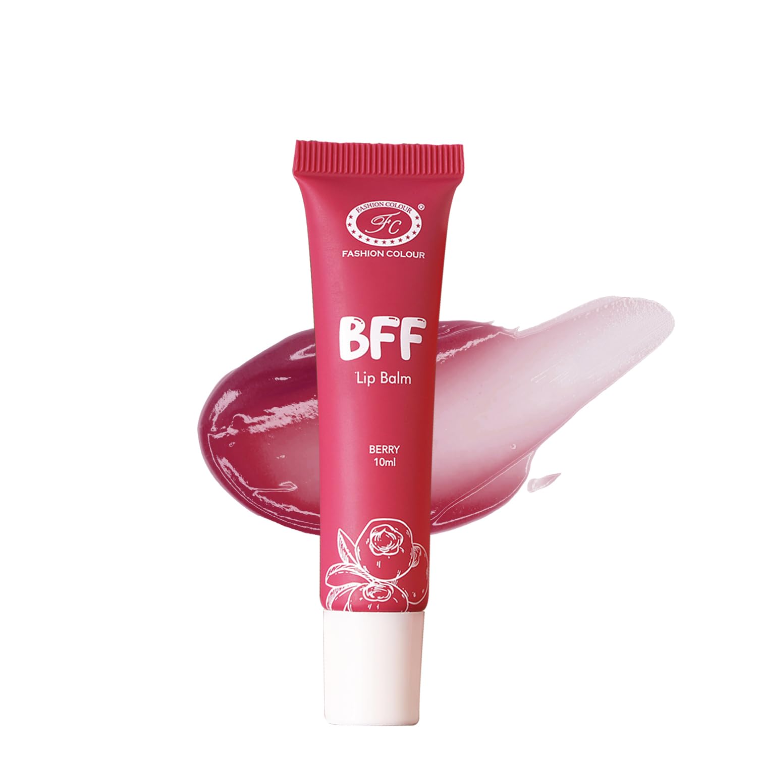 Fashion Colour BFF Lip Balm | 24 Hrs Moisturization | Pamper Your Lips | Ideal for all-day Comfort | Tinted Lip Balm | (BERRY, 10ml)-image-26