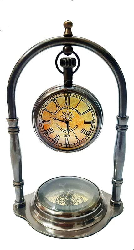 Antique Nautical Compass Navigational Maritime Travelling Navigational Compass Tool JSI-55174 by JSI Survey-image-40