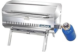 Magma Products ChefsMate Connoisseur Series Boat Grill with Rod Mount