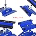 Hobbypark Aluminum RC Car Work Stand Repair Workstation 360 Degree Rotation Lift Or Lower, RC Hex Driver Tools 6-in-1 for 1/10 1/12 1/14 1/16 1/18 Scale (Blue)
