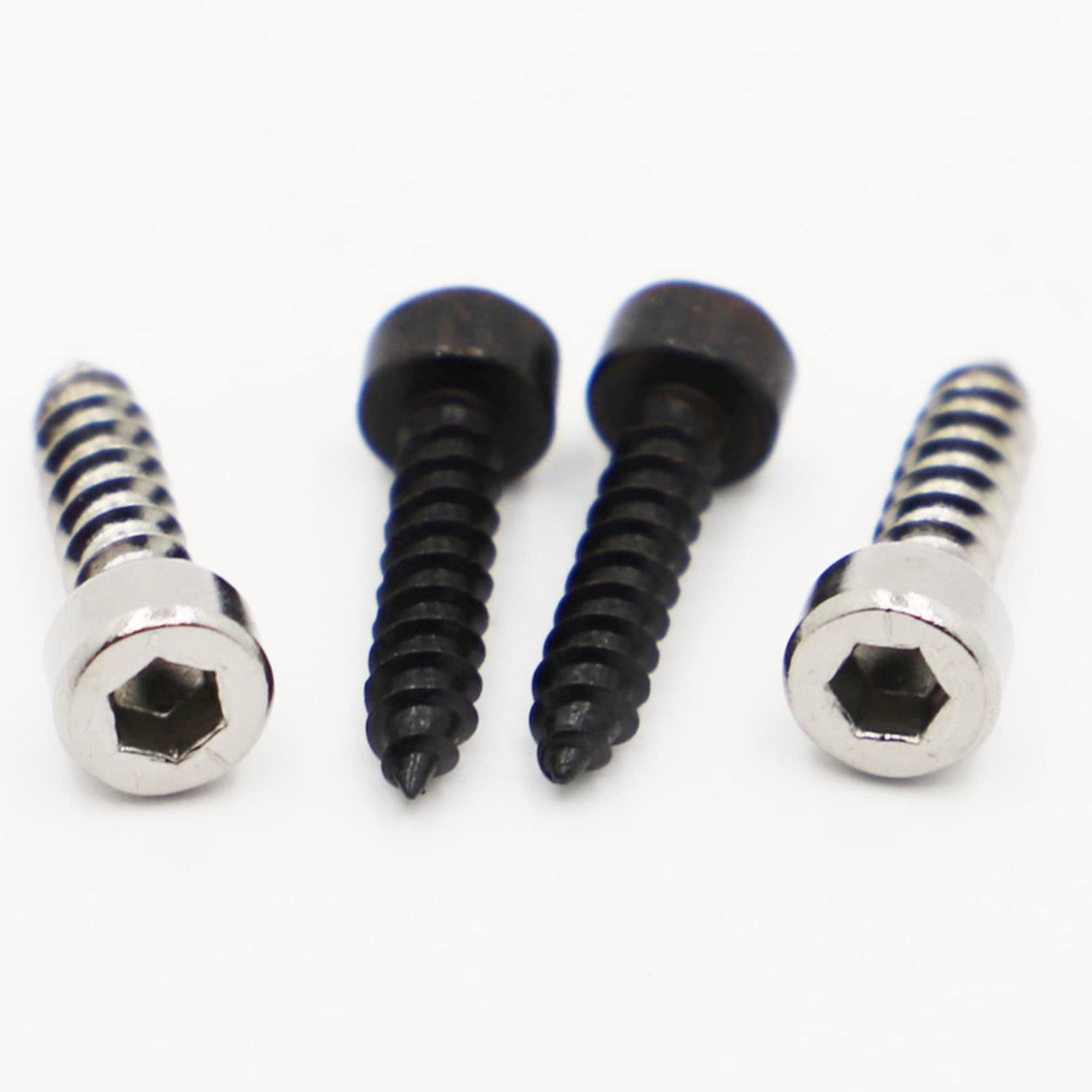 Ensemble d'écrous et boulons M2 M2.6 M3 M4 M5 M6 304 en acier inoxydable 304 Vis autotaraudeuses Vis Allen en acier inoxydable pour haut-parleur Couleur : M6 5 pièces, taille : 30 mm Couleur : M6 5