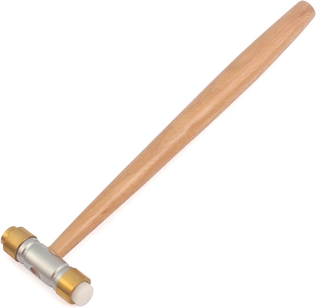 Gold Smith Hammer Brass And Nylon Wooden Handle
