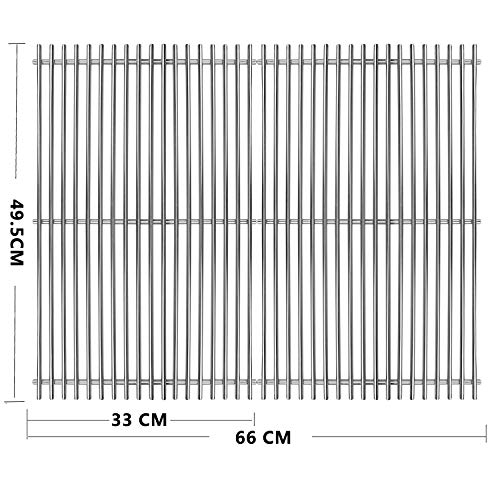 Grille de cuisson 49,5x33cm accessoire remplacement Weber Genesis