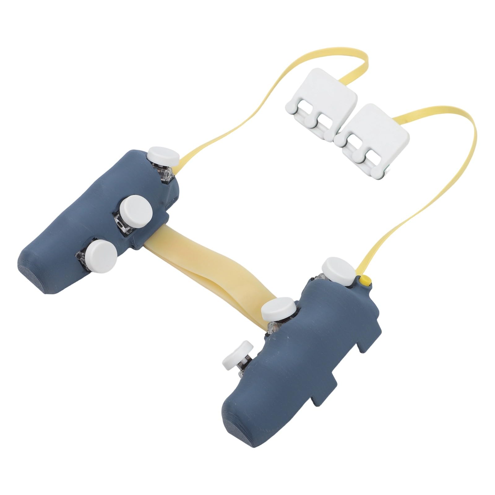 Kivivaka Controller di gioco magnetico fai da te per tablet iPad, gamepad a scatto stampato 3D con pulsanti continui a impulsi, giochi d'azione portatili con cordino