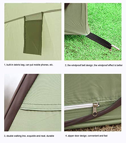 Carpa de camping, tienda de ducha, capacidad para 2 personas miniatura 6