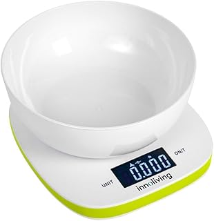 Innoliving INN-132G Bilancia Digitale da Cucina, elettrica, plastica