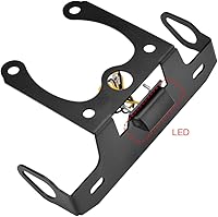 Vista 3 de Tail Tidy, eliminador de guardabarros apto para Yamaha FZ1 FZ8 FZ-1 FAZER1000, con luz LED de matrícula, compatible con señal de giro original