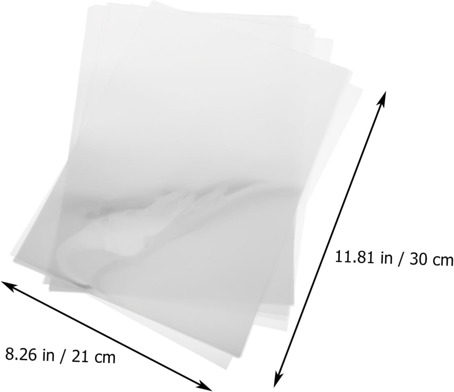 100pcs Transparent Seal Films Photosensitive High Transparency Material for Stamp Making and for Craft Projects and Sealing